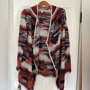 Lucky Brand Aztec-style cardigan
